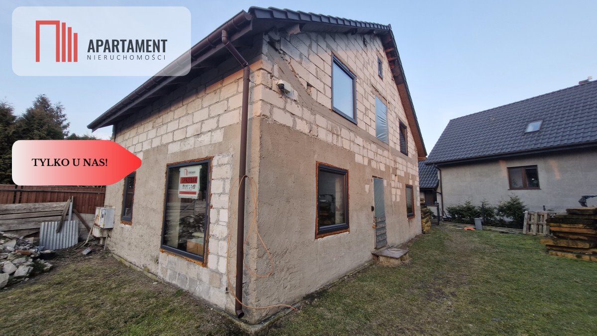 Dom w stanie surowym z dużym potencjałem, 5 pokoi Rypin  80m2 Foto 1