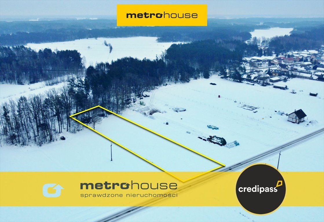 Działka 4200 m² z lasem i mediami – idealna pod inwestycję Bakuła  4 200m2 Foto 1