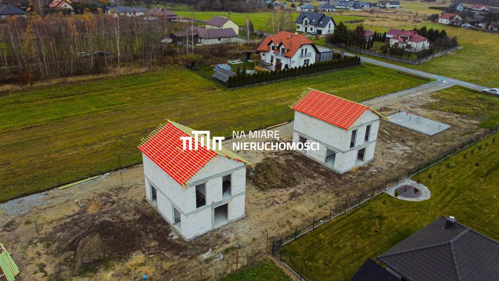 Nowoczesny dom w stanie surowym otwartym, 96,7 m2, 5 pokoi Głogów Małopolski, Zagajnikowa  97m2 Foto 1