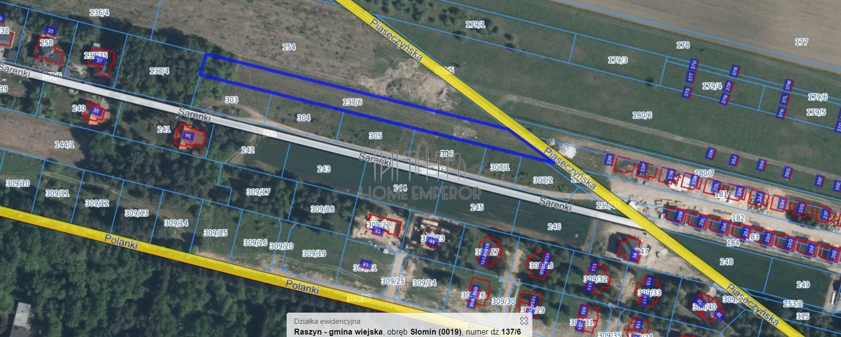 Działka budowlana na sprzedaż Słomin, Piaseczyńska  3 100m2 Foto 4