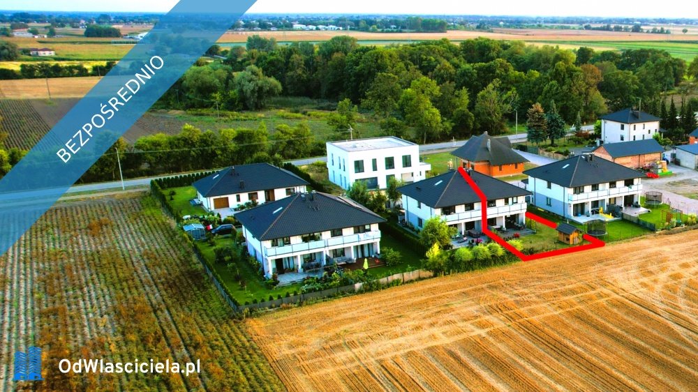 Nowoczesny dom 180 m² z dużym tarasem i garażem w Pogroszewie Pogroszew-Kolonia, Rumiankowa 14  155m2 Foto 1