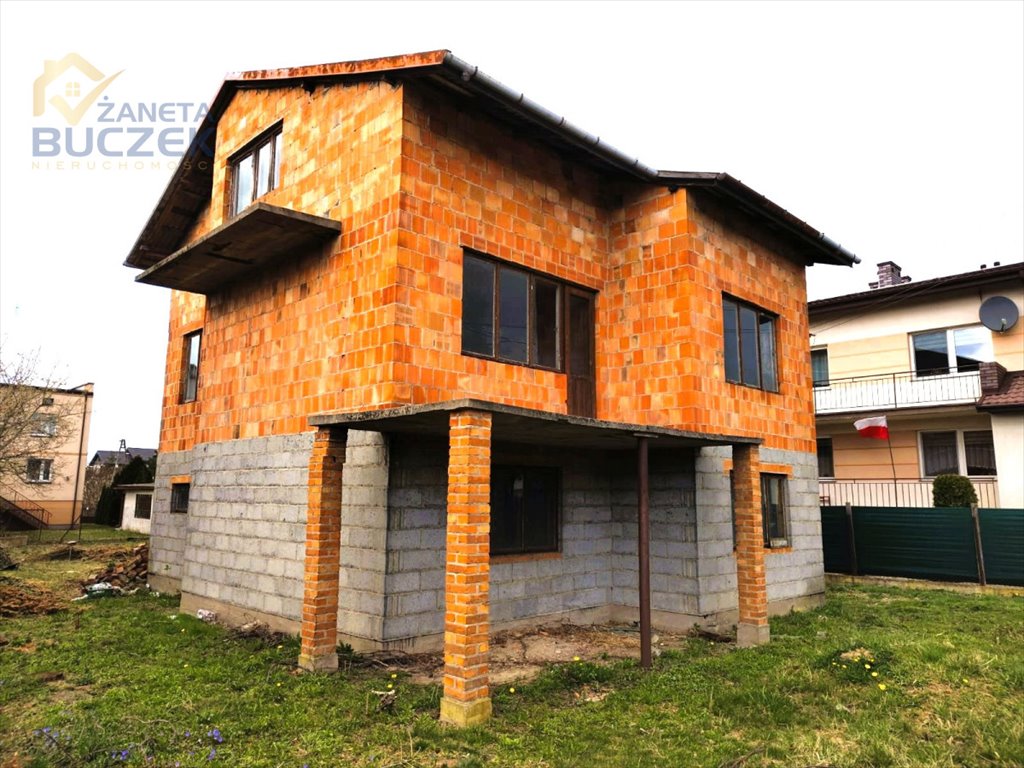 Dom w stanie surowym zamkniętym 182 m2 na działce 710 m2 Sochaczew, mjr Feliksa Kozubowskiego  182m2 Foto 1