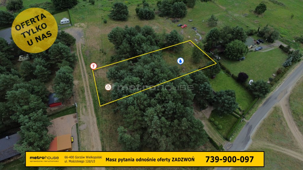 Działka 1654 m² pod dom letniskowy, blisko jeziora Przysieka, Piaskowa  1 654m2 Foto 1