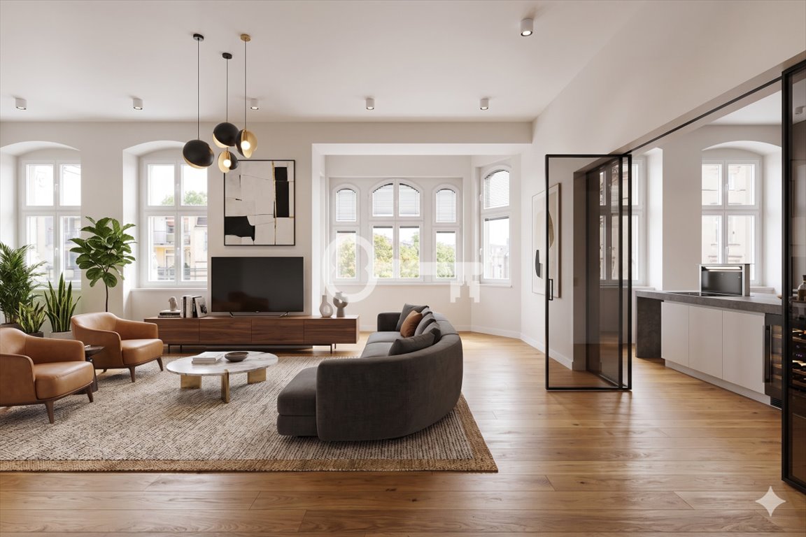 Przestronny apartament 228m² z 3 balkonami i wysokimi sufitami Wrocław, Przedmieście Oławskie  229m2 Foto 1