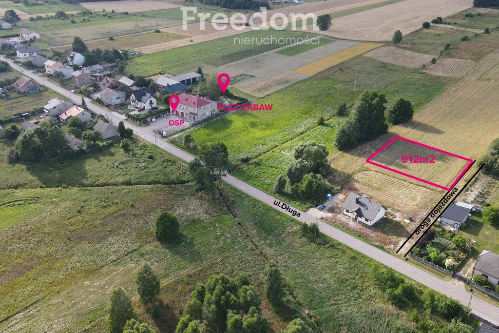 Na sprzedaż działka 912 m² w Nowinach - idealna pod dom Nowiny  912m2 Foto 1