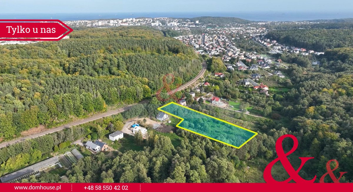 Działka budowlana na sprzedaż Gdynia, Mały Kack, Olkuska  3 726m2 Foto 3