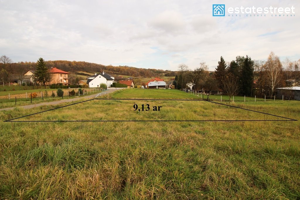 Działka budowlana z warunkami zabudowy, pod dom 2 kondygnacje Chmielnik  913m2 Foto 1