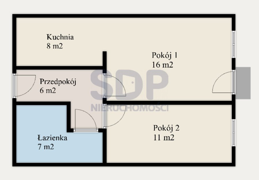 Mieszkanie dwupokojowe na wynajem Warszawa, Ursus, Tomcia Palucha  48m2 Foto 11
