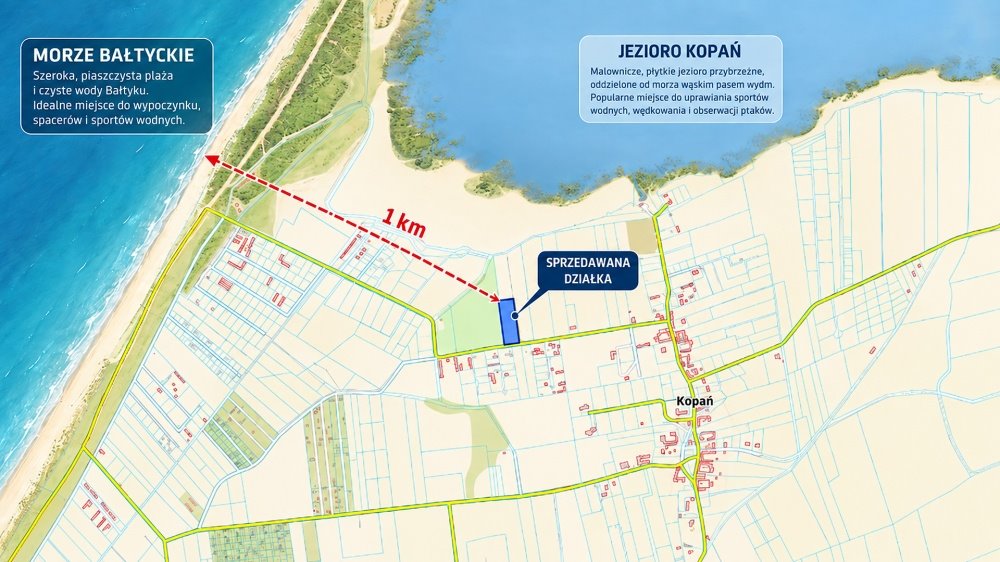 Działka inwestycyjna 4932 m² pod turystykę polecam: Kopań