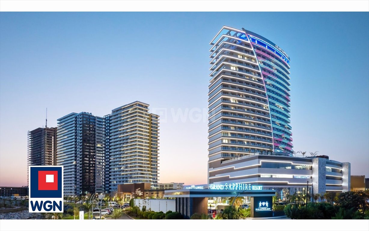 Mieszkanie dwupokojowe na sprzedaż Cypr, Iskele Long Beach, Long Beach  55m2 Foto 1