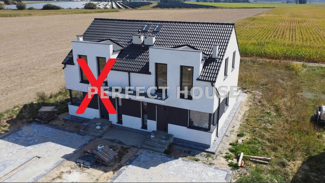 Nowoczesny dom bliźniak z dużą działką i pełnym wykończeniem Siekierki Wielkie  87m2 Foto 1