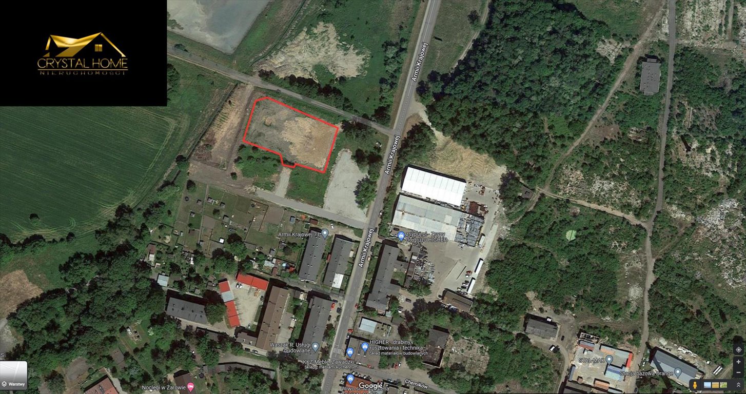 Na sprzedaż działka inwestycyjna 2531 m² z mediami i utwardzonym terenem Żarów  2 531m2 Foto 1