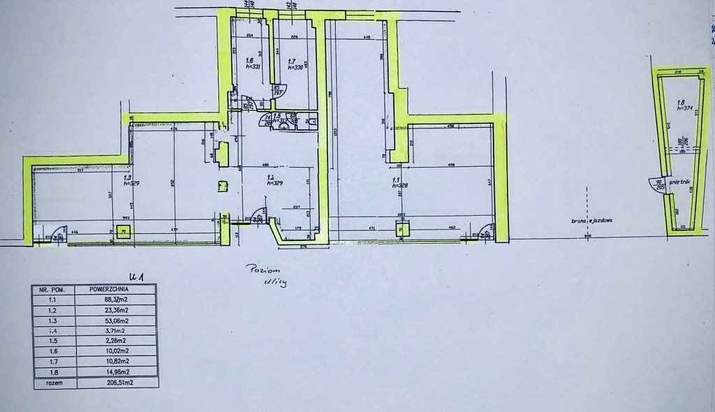 Lokal użytkowy na sprzedaż Kraków, Stare Miasto, Kazimierz, Wielopole  207m2 Foto 3