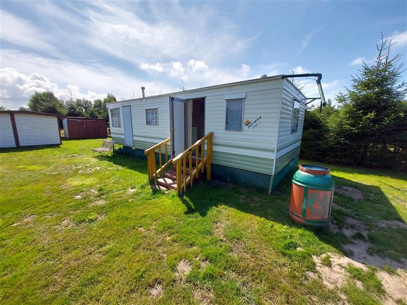 Działka z domkiem rekreacyjnym 500m od plaży, las, ogród Darłowo, Lotników Morskich  35m2 Foto 1