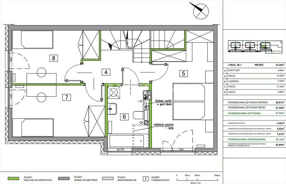 Mieszkanie na sprzedaż Warszawa, Wawer, Zagórzańska  120m2 Foto 4