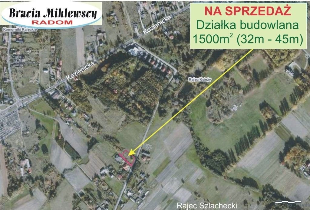 Działka budowlana na sprzedaż Rajec Poduchowny, Rajec Poduchowny  1 500m2 Foto 5