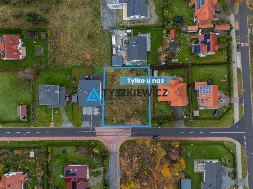Działka budowlana 858 m² w Krępie Słupskiej z mediami Krępa Słupska, Miodowa  858m2 Foto 1