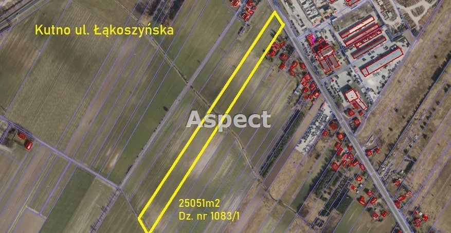 Działka pod zabudowę 25 051 m² w Kutnie – 20 działek! Kutno, Łąkoszyn  25 051m2 Foto 1