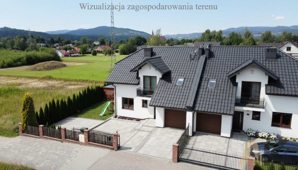 Nowy Sącz, dom bliźniak 179 m², garaż, kominek Nowy Sącz, Osiedlowa  180m2 Foto 1