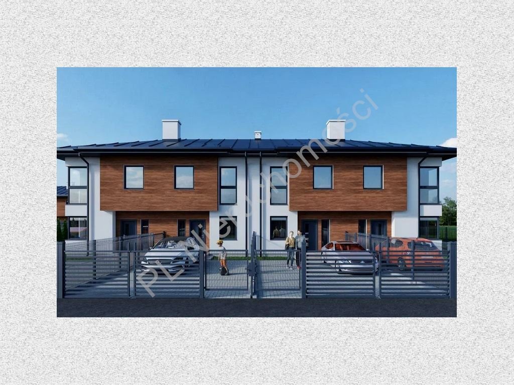 Nowoczesny dom bliźniak w Grodzisku, 92 m2, garaż Grodzisk Mazowiecki  92m2 Foto 1