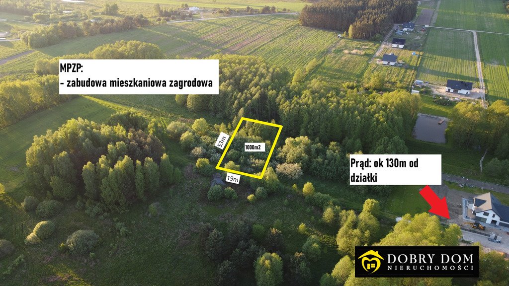 Działka siedliskowa na sprzedaż Kuriany  1 000m2 Foto 1