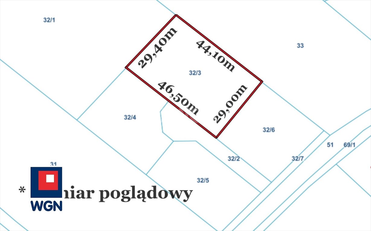 Działka budowlana na sprzedaż Mierzwin, Centrum  1 329m2 Foto 4