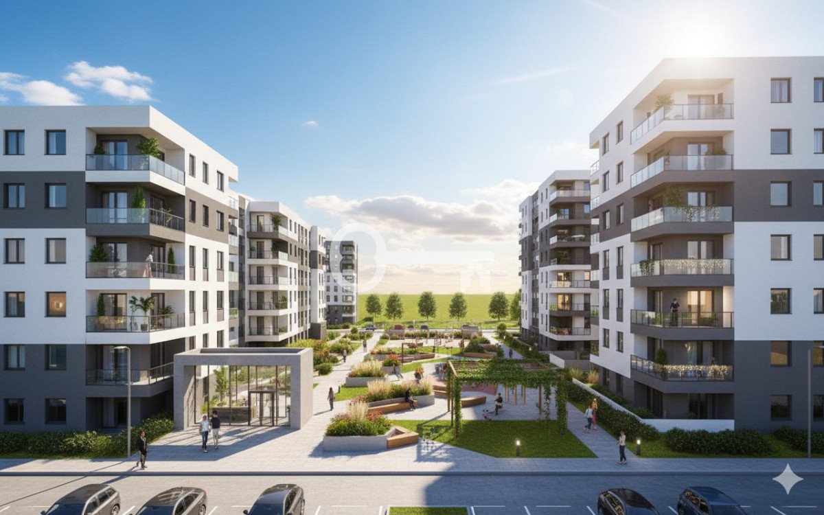 Polecam funkcjonalne 2-pokojowe mieszkanie 36,28 m² z balkonem w Krakowie Kraków, Mistrzejowice, Bohaterów Września  36m2 Foto 1