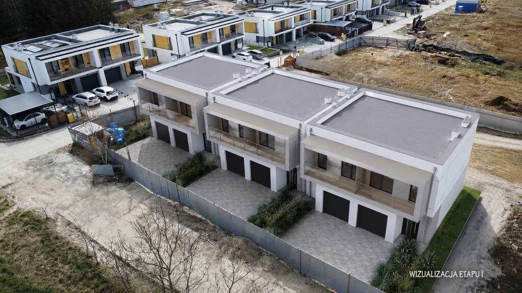 Nowoczesne szeregówki z ogródkiem i garażem na Pogodnym Wzgórzu Rzeszów, Pogodne Wzgórze  80m2 Foto 1