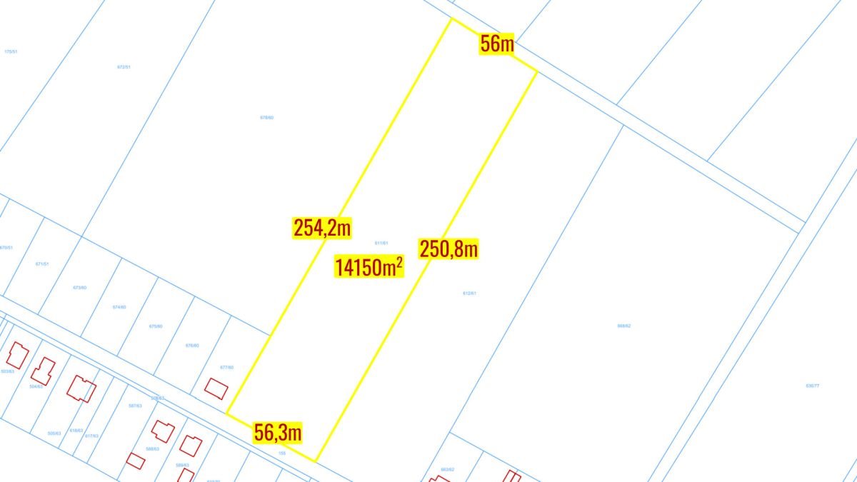 Działka budowlana na sprzedaż Hadra, Szkolna  14 152m2 Foto 3