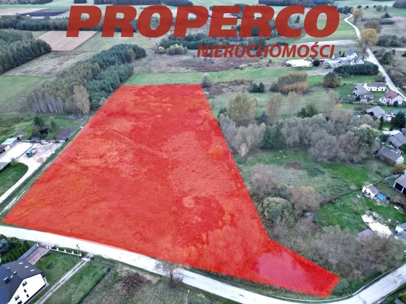 Działka z stawem, lasem i szybkim dojazdem do Kielc Chęciny, Łukowa  7 700m2 Foto 1