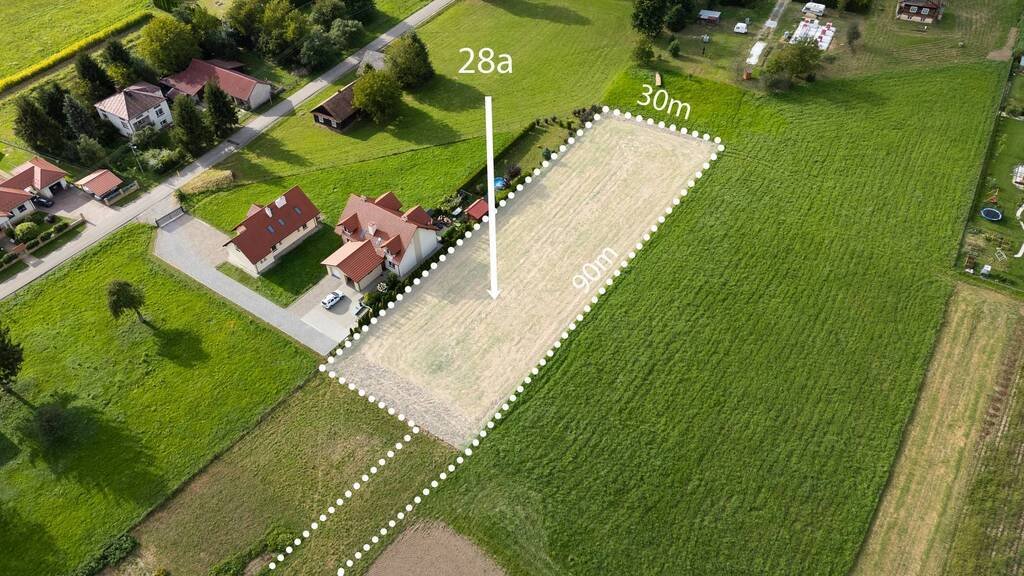 Na sprzedaż działka 28 arów w Rzeszowie z mediami Rzeszów, Porąbki  2 800m2 Foto 1