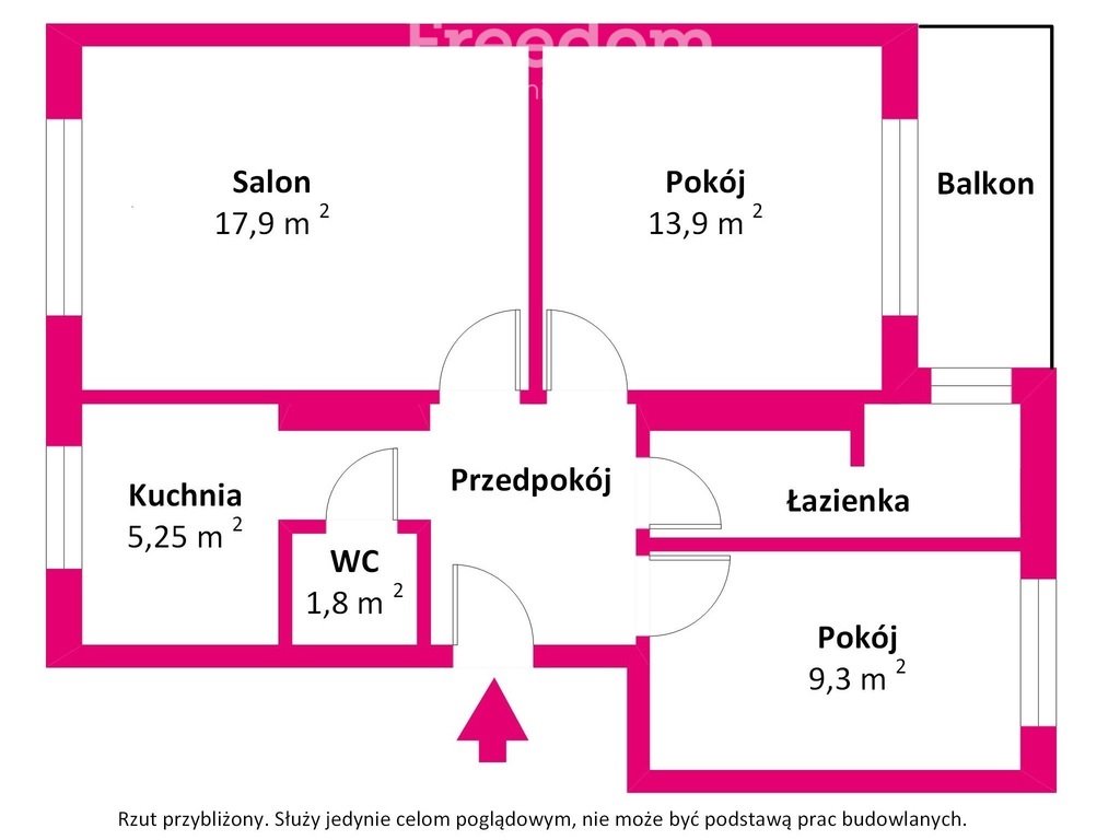 Mieszkanie trzypokojowe na sprzedaż Lublin, Kresowa  57m2 Foto 2