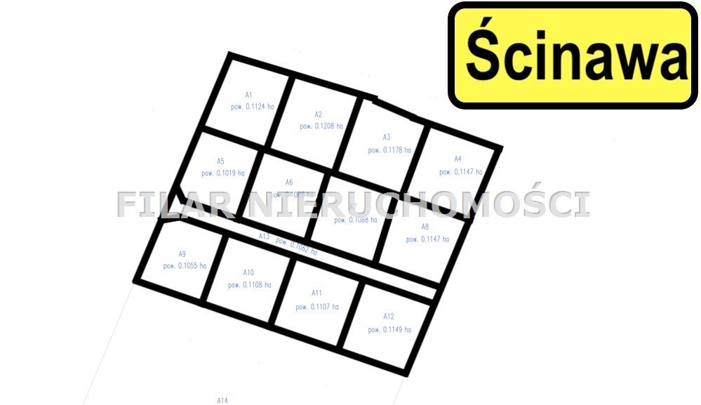 Działka inna na sprzedaż Ścinawa  1 019m2 Foto 1