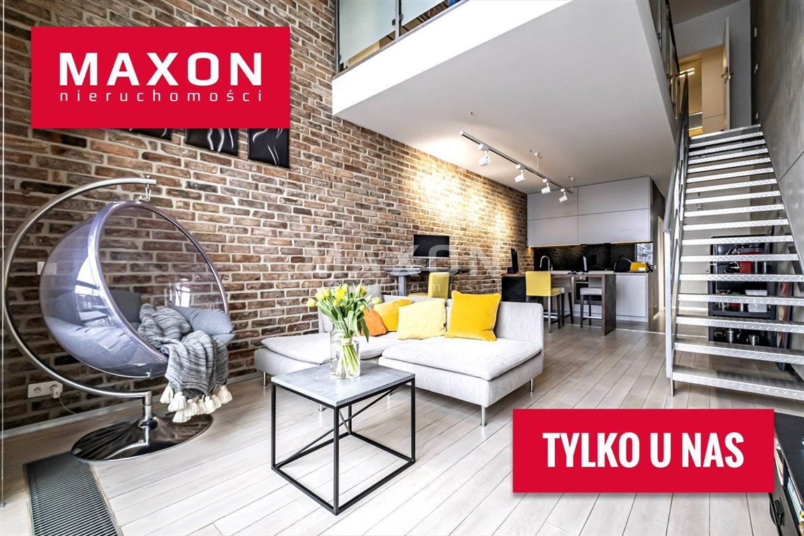 Luksusowy loft 68 m2 z panoramicznym oknem i industrialnym stylem Warszawa, Mokotów, ul. Jana Pawła Woronicza  68m2 Foto 1