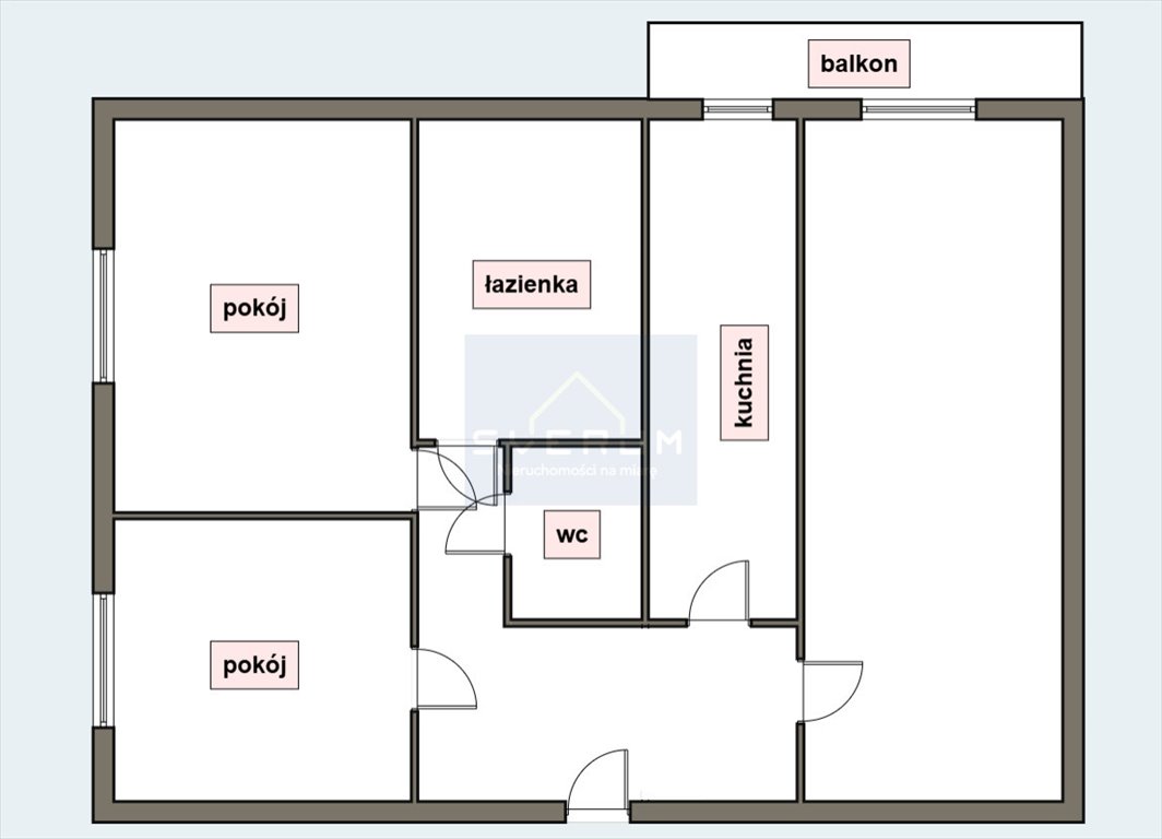 Mieszkanie trzypokojowe na sprzedaż Częstochowa, Śródmieście  48m2 Foto 2