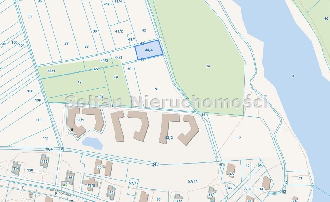 Działka pod zabudowę jednorodzinną, 2116 m2, Mokotów Warszawa, Mokotów, Sadyba, Bernardyńska  2 116m2 Foto 1