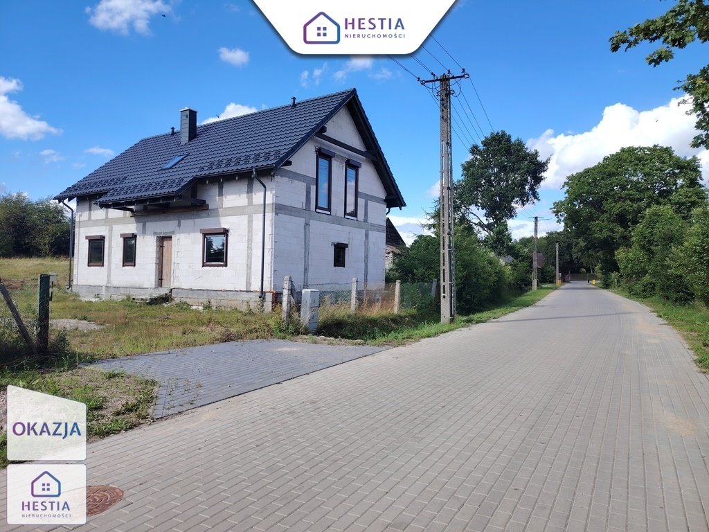 Nowoczesny dom 140m2 w Sierpowie, stan surowy zamknięty Sierpowo  140m2 Foto 1