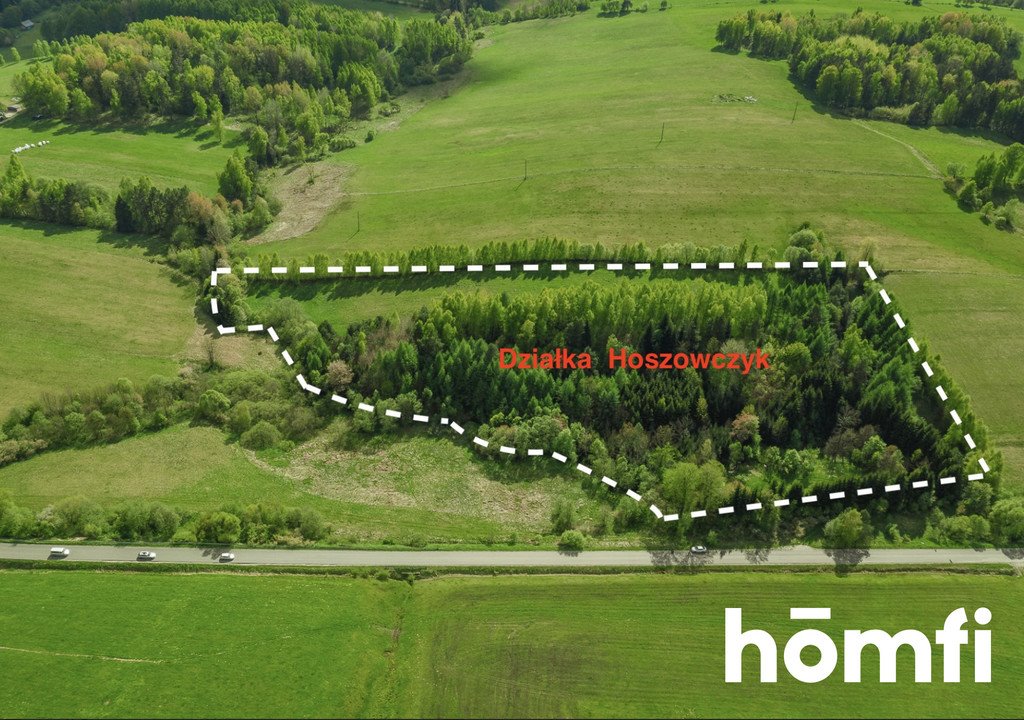 Działka 3,28 ha z lasem i strumieniem, warunki zabudowy zapraszam Hoszowczyk  32 800m2 Foto 1