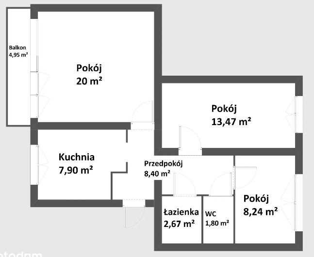 Mieszkanie trzypokojowe na sprzedaż Warszawa, Bielany, Conrada  65m2 Foto 10