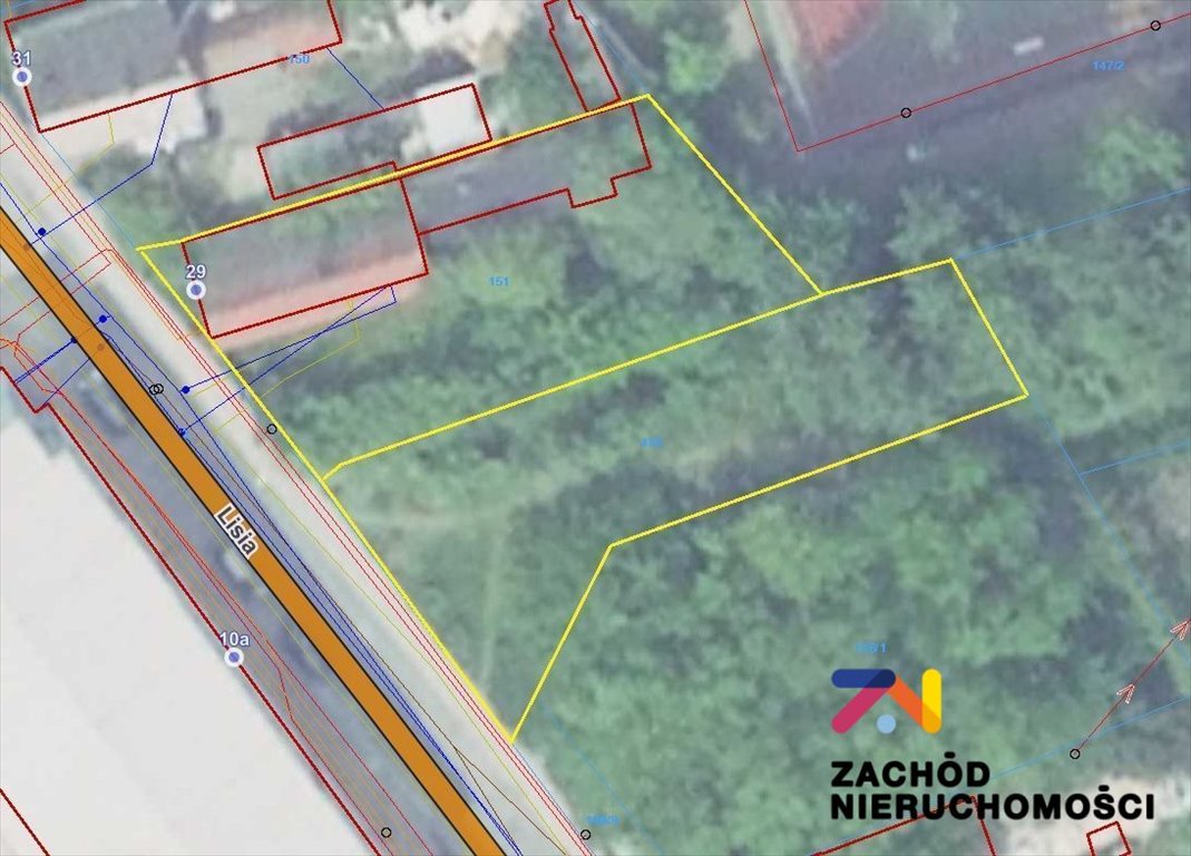 Zapraszam do zakupu działki 493m² z budynkami i mediami Zielona Góra, Centrum  493m2 Foto 1