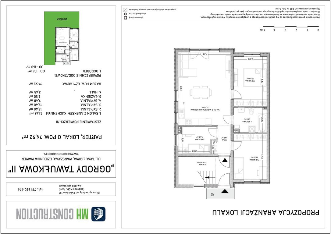 Mieszkanie czteropokojowe  na sprzedaż Warszawa, Wawer, Miedzeszyn, Tawułkowa 5  75m2 Foto 5