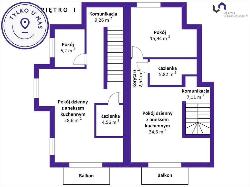 Mieszkanie trzypokojowe na sprzedaż Skoczów, Podkępie  90m2 Foto 14