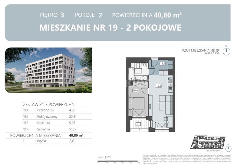 Mieszkanie dwupokojowe na sprzedaż Rzeszów, Pańska  41m2 Foto 5