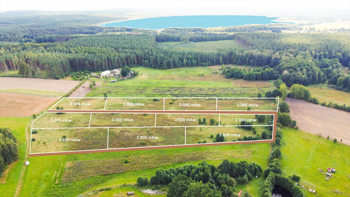 Działka 3000 m² w Łętowie (inwestycja, blisko jeziora) Łętowo  3 000m2 Foto 1