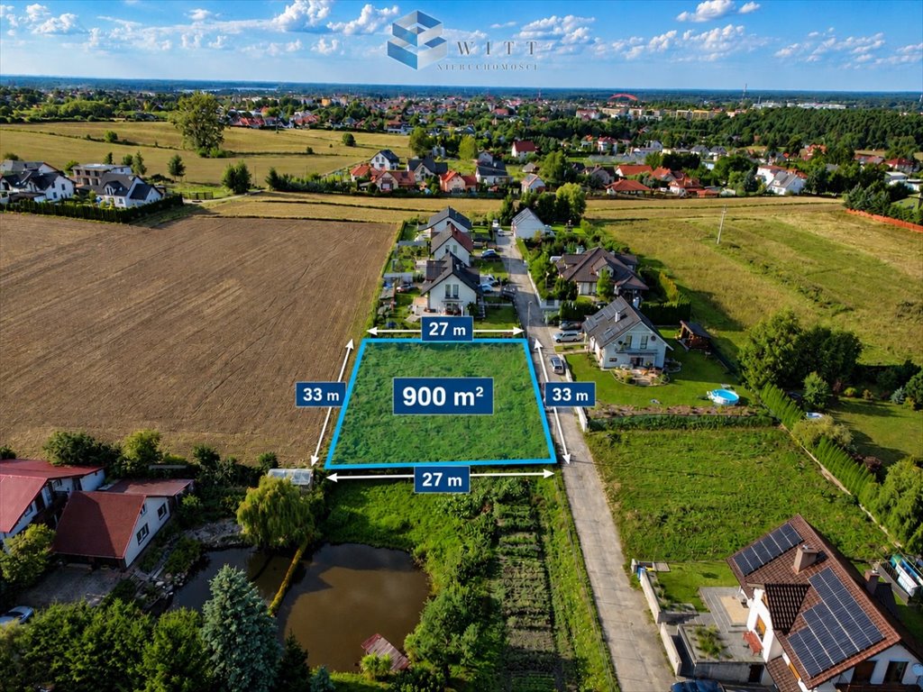 Działka 900 m² z warunkami zabudowy w Kajkowie.: Kajkowo: Na Wzgórzu