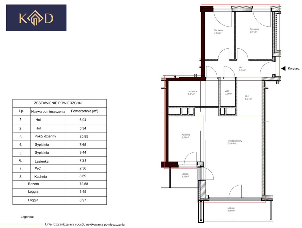 Mieszkanie trzypokojowe na sprzedaż Poznań, Grunwald, Bułgarska  73m2 Foto 1