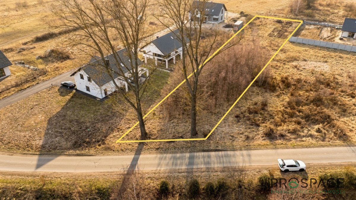 Działka w Krępie z warunkami zabudowy i widokiem na las Zielona Góra, Krępa  2 073m2 Foto 1