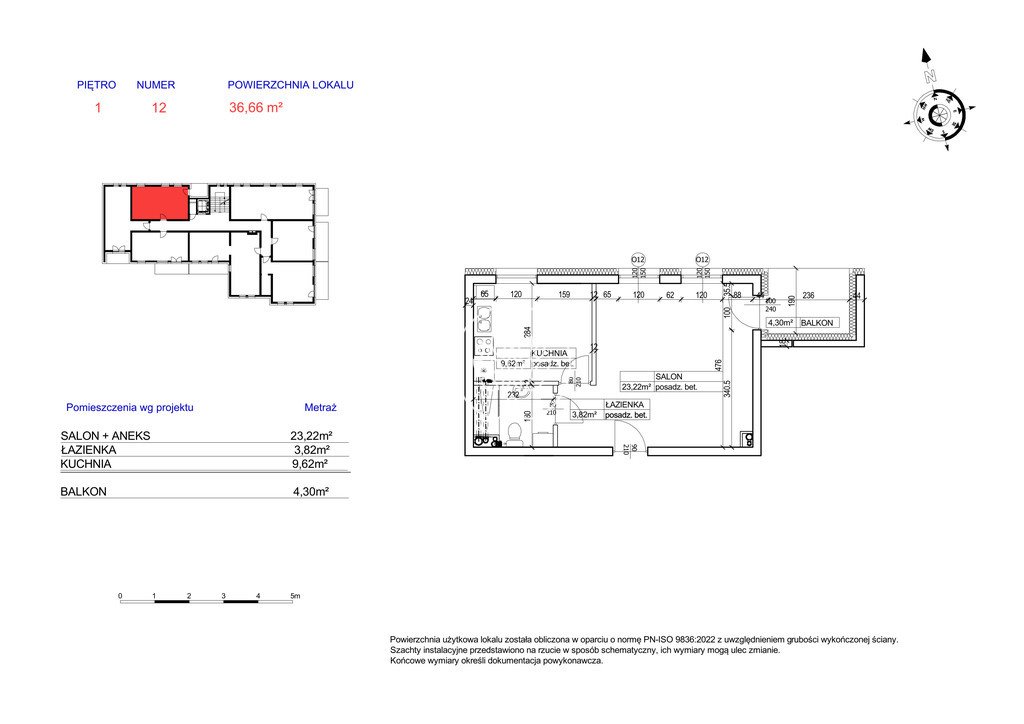 Nowoczesne 36,5 m² w Bocianowie – idealne dla singla Bydgoszcz, Bocianowo, Hetmańska  37m2 Foto 1