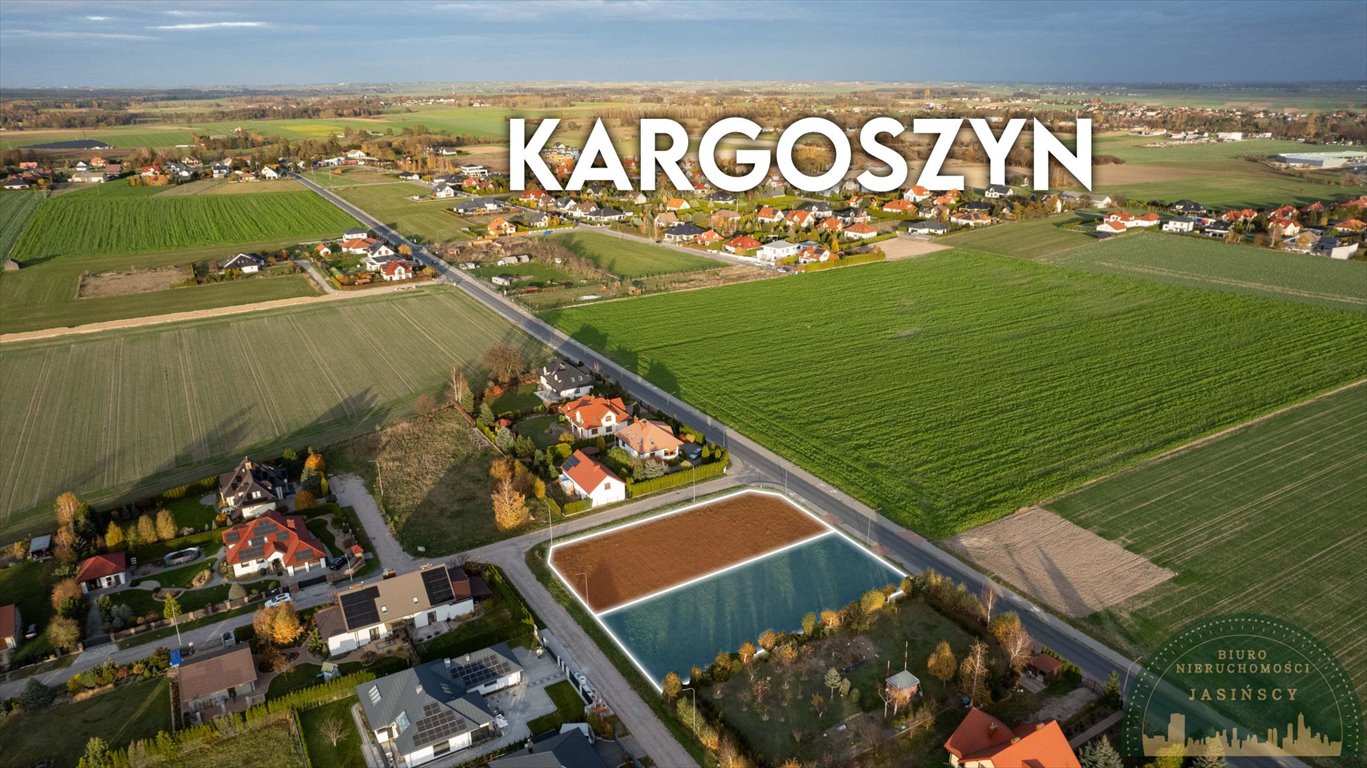 Działka budowlana na sprzedaż Kargoszyn, Kargoszyn, Wierzbowa  1 407m2 Foto 1