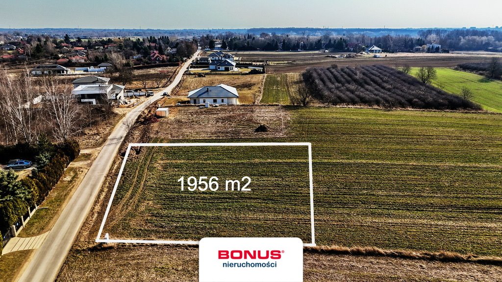 Działka pod dom jednorodzinny, 1956 m², media, plan zagospodarowania Barak  1 995m2 Foto 1